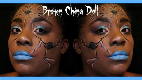 Broken China Doll Makeup Tutorial Youtube
