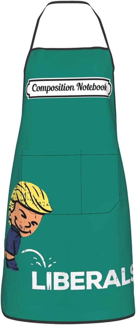 Aioxbz Donald Trump Peeing On Liberals Funny With A Pocket Aprons Men Women