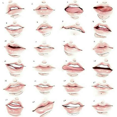 Pin By Yukyriin On Bocetos Lips Drawing Digital Art Tutorial