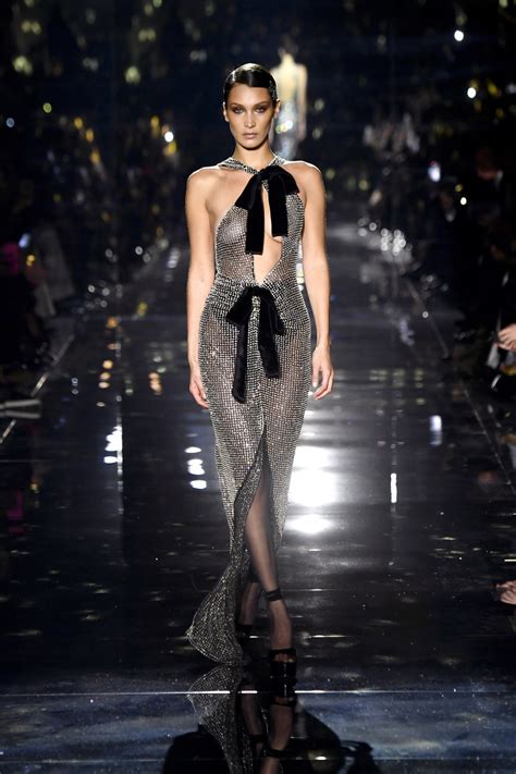 at tom ford celebrities hadids and sexy gowns stole the show fashionista