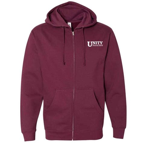 Independent Trading Co ® Unisex Midweight Hooded Full Zip Sweatshirt Embroidered