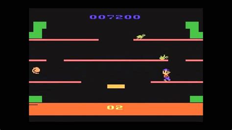 Atari 2600 Mario Brothers Review Youtube