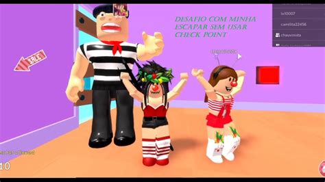 Eu E Minha Amiga No Desafio Do Checkpoint No Escape The Art Store Obby Roblox Youtube