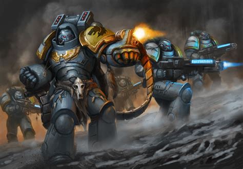 Artstation Space Wolves Aggressors And Hellblasters Catherine Oconnor