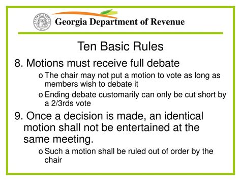 Ppt Roberts Rules Of Order Powerpoint Presentation Free Download Id510890