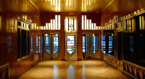 Lobby Of The Chrysler Building By William Van Alen In New York City 1930
