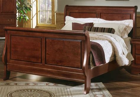 The Awesome Style And Design Of Cherry Wood Sleigh Beds Sleigh