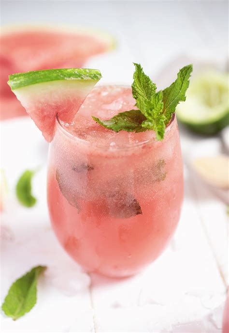 Watermelon Mojito Mocktail The Merrythought