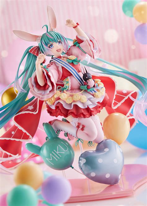Hatsune Miku Birthday 2021 Pretty Rabbit Ver 17 Scale Figure Taito