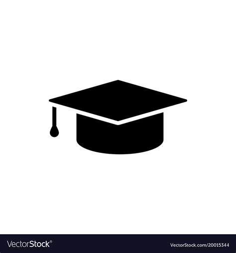 Education Icon Isolated On White Royalty Free Vector Image