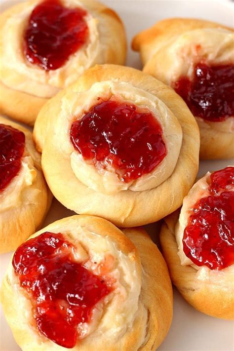 Easy Cream Cheese And Jam Danish Recipe Soft And Fluffy Pastry With