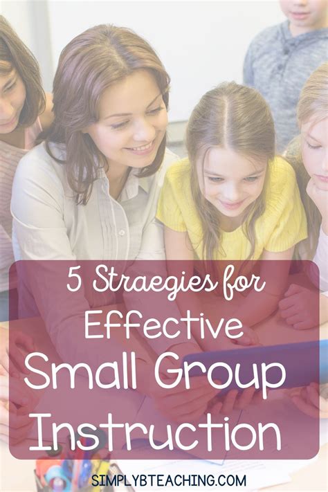 Effective Small Group Instruction Small Group Instruction Small
