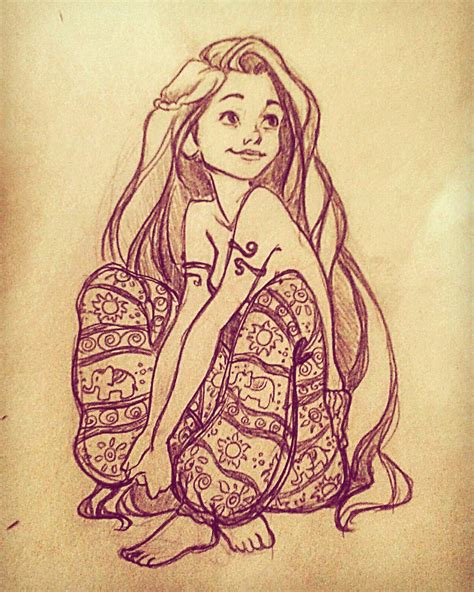 Hippie Sweet Girl Drawing Yay Flowerpower Наброски Рисунки Рисовать
