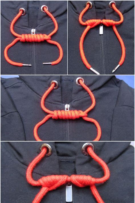 2 Ways To Tie Your Hoodie Strings Tutorial For Knots How To Tie