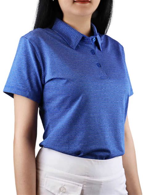 Matte Royal Blue - Ladies Premium Short Sleeve Golf Polo Shirt