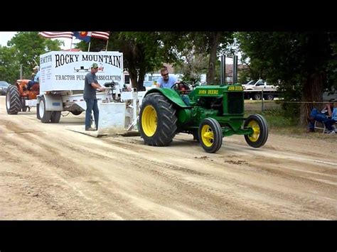 Some Antique John Deere Tractors Pulling In Downtown Simla Co 2013