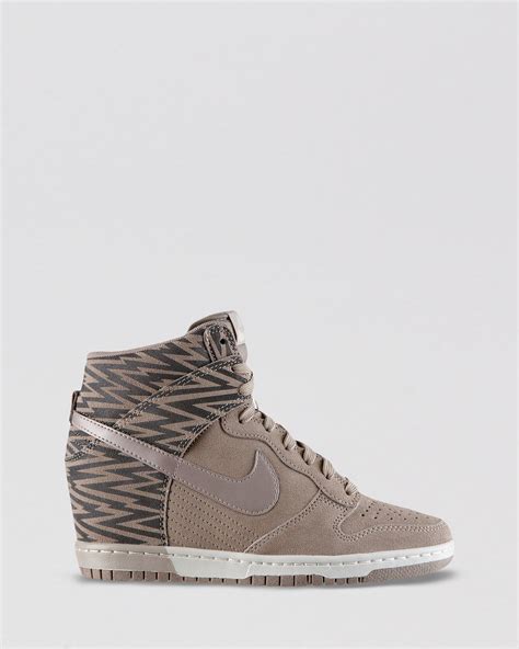 Nike sb today, nike sb's goals remain steady: Nike High Top Wedge Sneakers Womens Dunk Sky Hi in Brown ...