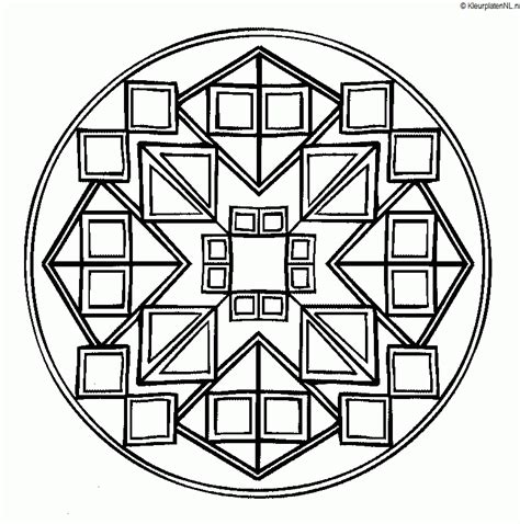 Iemand in de familie zin om te kleuren, maar geen kleurplaat in huis? Mandala kleurplaten voor jong en oud! - Kleuren.net