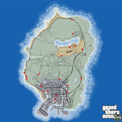 Gta 5 Shop Robberies Map Gamingreality