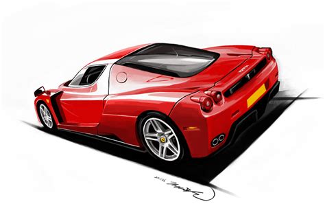 Enzo Ferrari By Darkdamage On Deviantart