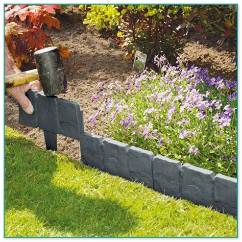The steel edging lets you create curves and straight lines with ease. Curved Garden Edging Stones | Home Improvement