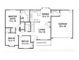 Younger couples prefer these houses as smaller houses are always a great place to start a growing family. Beautiful 1500 Square Foot Ranch House Plans - New Home Plans Design