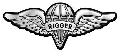 Airborne Rigger Wings Metal Sign 19 X 8 North Bay Listings