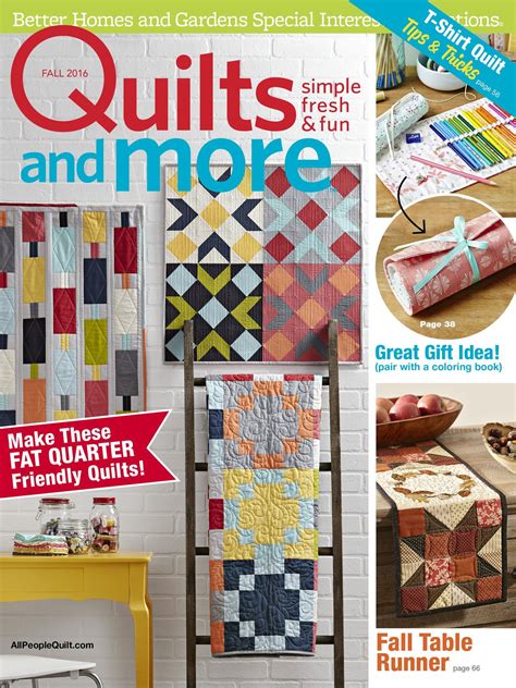 All People Quilt On Twitter Get A Sneak Peek At The Quiltsandmore Fall Issue On Sale July 19
