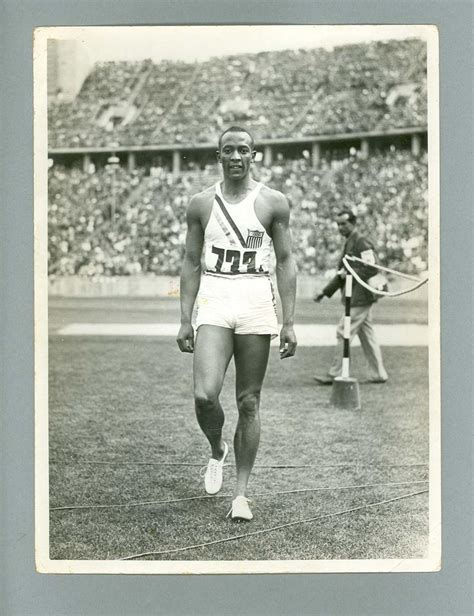 Photograph Of Athlete Jesse Owens 1936 Berlin Olympic Games