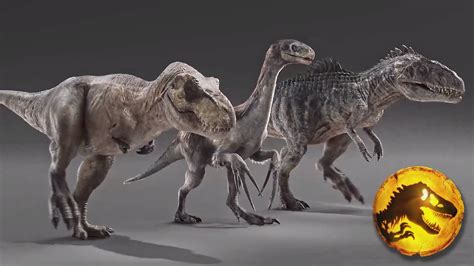 Dinosaur Size Comparison Jurassic World Dominion Mattel Giganotosaurus And Other Dinos Youtube