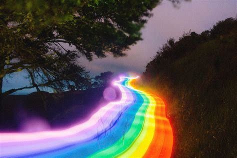 Rainbow Road Photography Series By Daniel Mercadante Inspiration