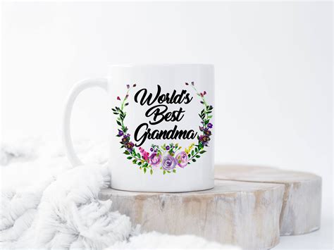 Worlds Best Grandma Mug New Grandma Ts Worlds Best Etsy Grandma
