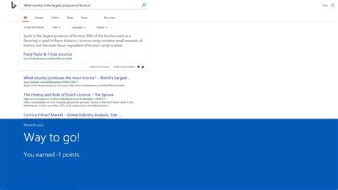 Maybe you would like to learn more about one of these? Bing Rewards Edge Bonus Quiz - Microsoft Community