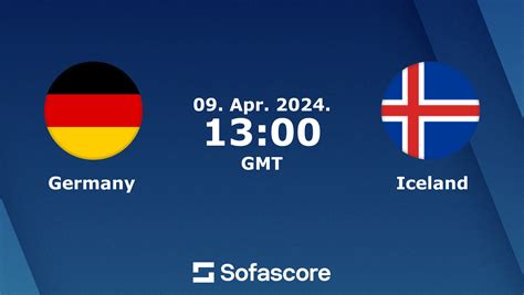 Germany Vs Iceland Live Score H2h And Lineups Sofascore