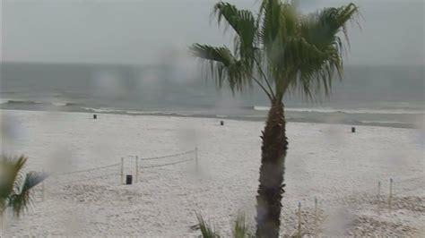 Huntington Beach Turns Into ‘winter Wonderland As Hail Blankets Sand