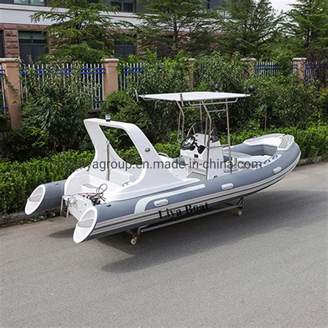 Liya Ft Hypalon Inflatable Rubber Boat Speed Rib Fishing Motor Boat