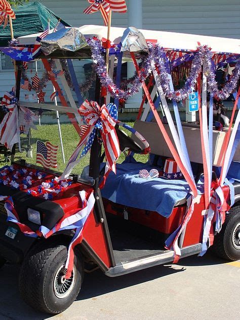 13 Golf Cart Parade Ideas Golf Cart Decorations Parades 4th Of July