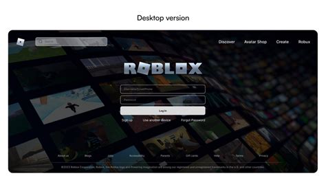 Roblox Login Screen Redesign 2023 By Sakthivel On Dribbble