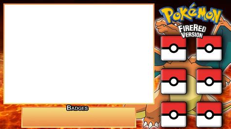 Pokemon Fire Red Streaming Overlay For Twitch Etsy