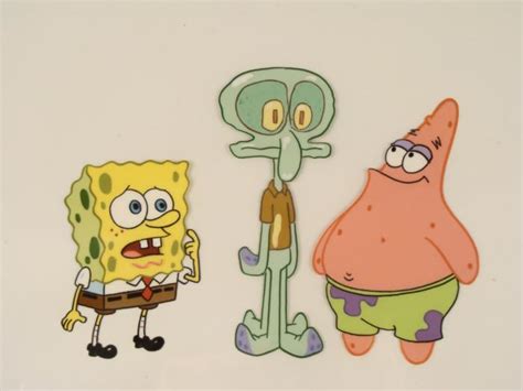 Dead Squidward Original Spongebob Animation Art Cel