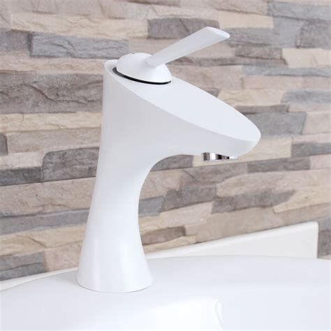 Shop Elimax F662013wh White Bathroom Sink Faucet Overstock 9739188
