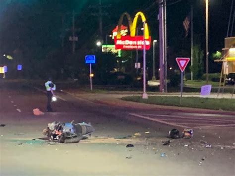 Two People Seriously Injured In Car Vs Motorcycle Crash Tuesday