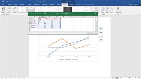 How To Create A Line Graph In Word