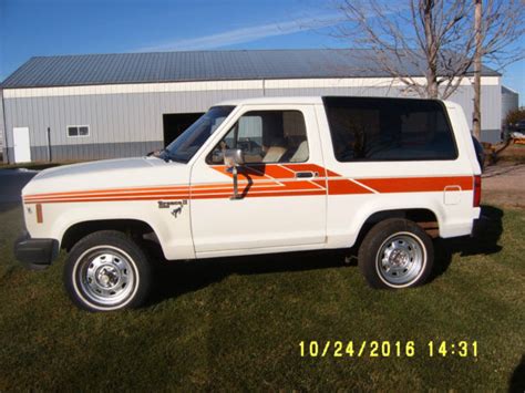1984 Ford Bronco Ii Xlt Sport Utility 2 Door 28l For Sale Ford