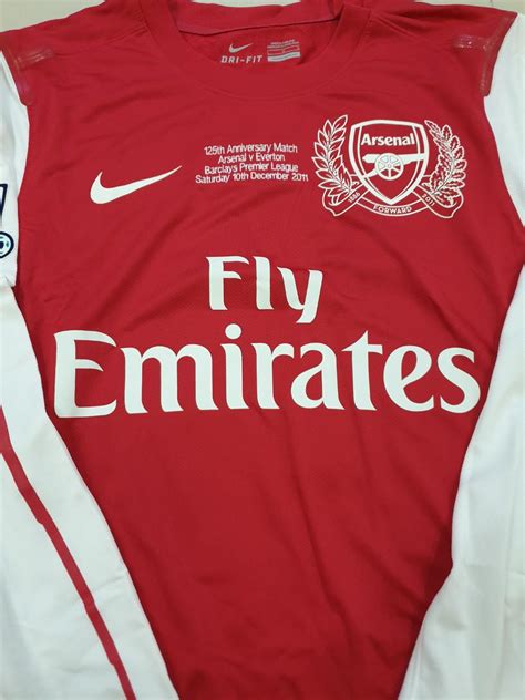 12 Years Old Authentic Arsenal 125th Anniversary Player Issue