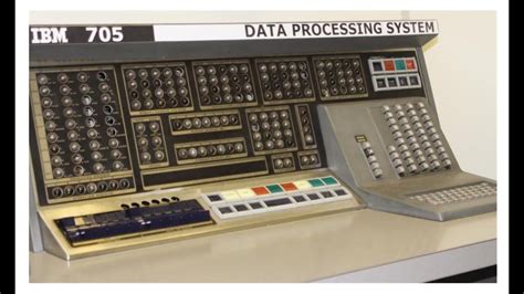 1957 1960s Ibm 705 Mainframe Computer Data Processing Usaf Military