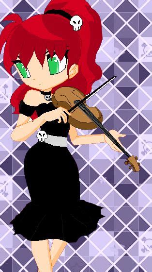 A Lady Playing The Violin By Themrskellington Anime Chibi Violin Chibi