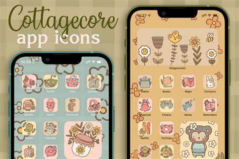 Cottagecore Aesthetic App Icons Ios 14 Free Iphone App Icons W Clan
