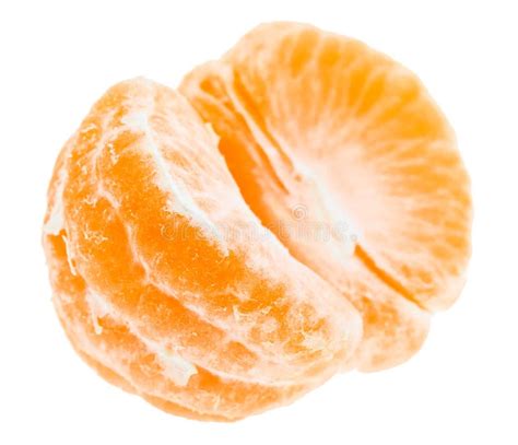 Fruit Doux Savoureux épluché De Mandarine Ou De Mandarine Photo Stock