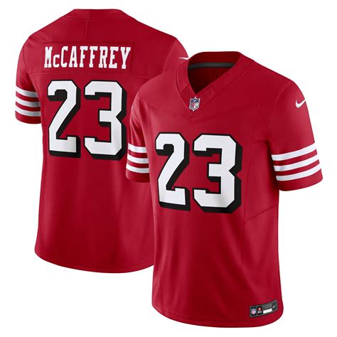 Mens Nike Christian Mccaffrey Scarlet San Francisco 49ers Alternate